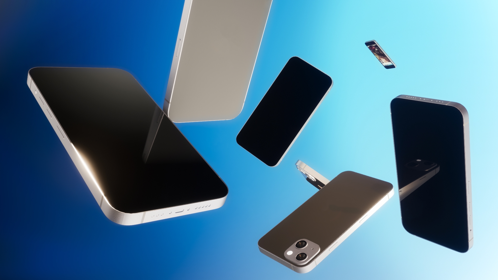 スマートフォン　CG