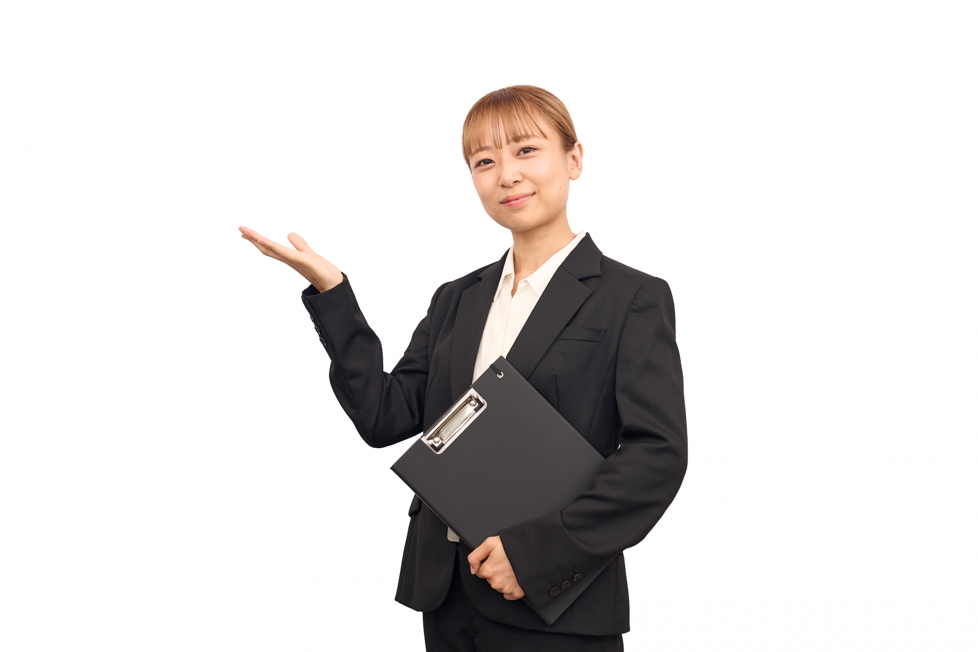 ビジネススーツを着た女性